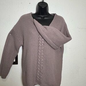 Jessica Simpson Mauve Cowl Neck Sweater